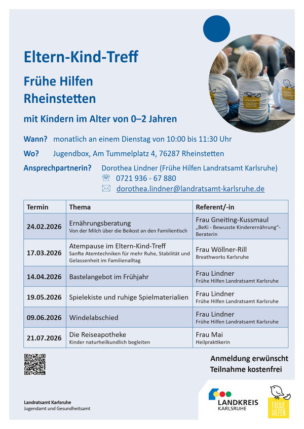 Bild vergr&ouml;&szlig;ern: Gruppenplakat Rheinstetten 1. Hj. 2026