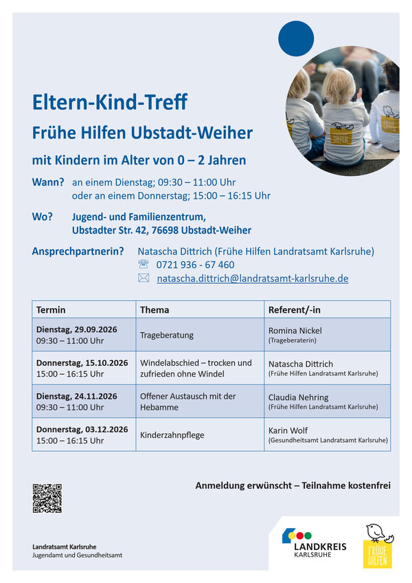 Bild vergr&ouml;&szlig;ern: Plakat A3 Eltern-Kind-Treff Ubstadt-Weiher_2. HJ 2026