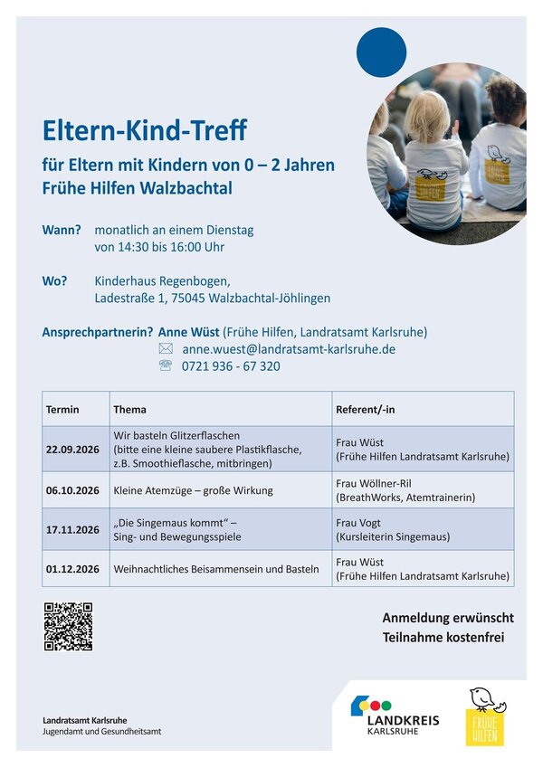 Bild vergr&ouml;&szlig;ern: Plakat A3 Eltern-Kind-Treff_Walzbachtal_2 Hj. 2026_2